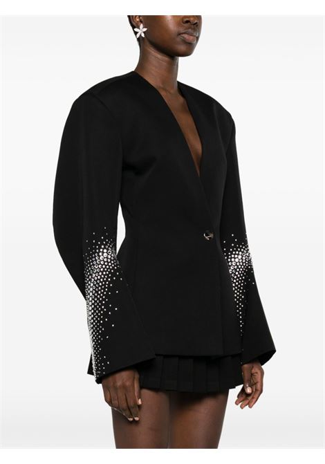 Blazer con decorazione di strass in nero - donna THE ATTICO | 241WCG58W046T065